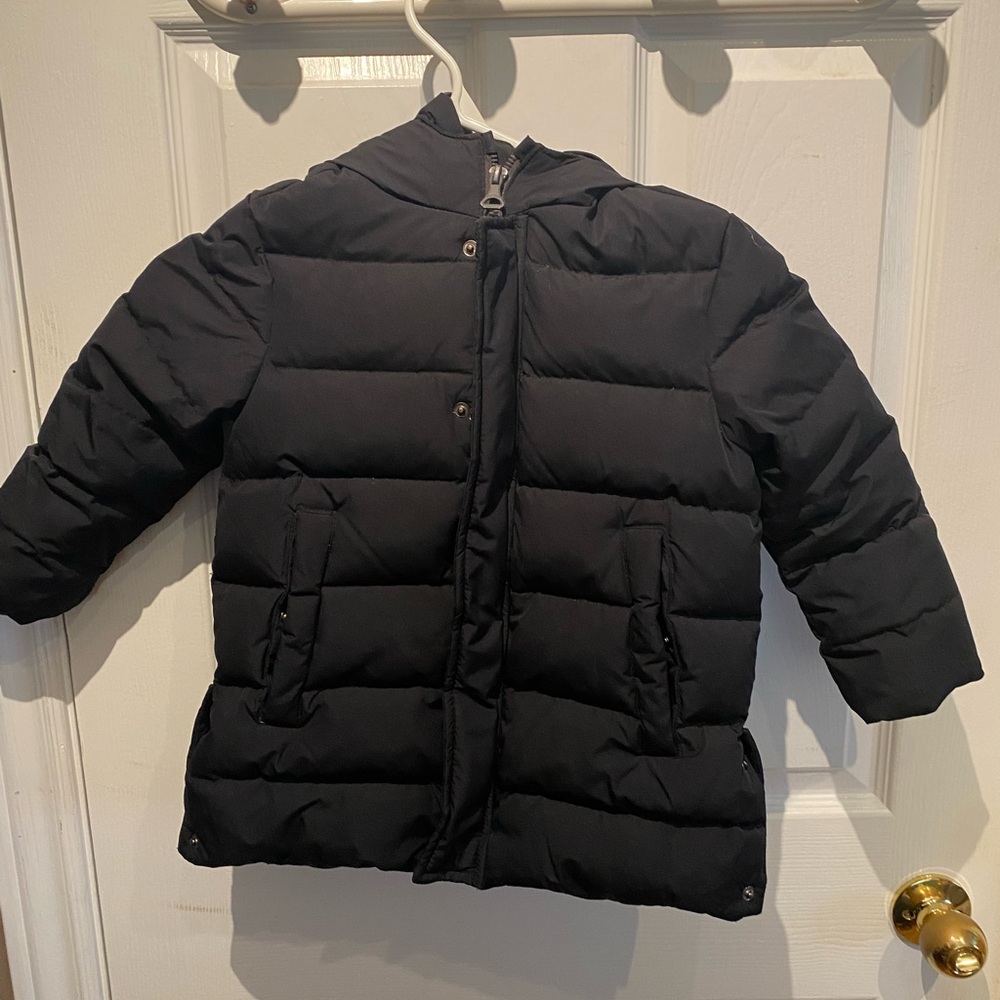 Zara Kids Black Puffer Coat